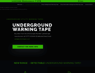 undergroundwarningtape.co.uk screenshot