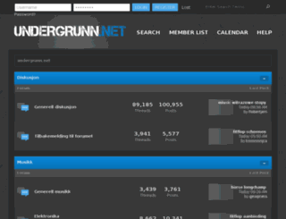undergrunn.net screenshot