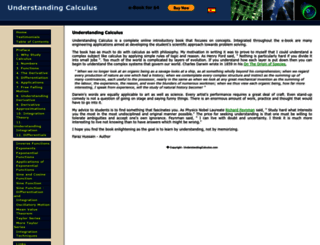 understandingcalculus.com screenshot