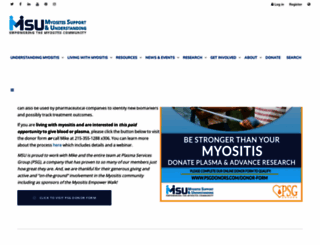 understandingmyositis.org screenshot
