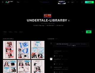 undertale-librarby.deviantart.com screenshot