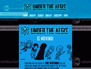 undertheaegis.the-comic.org screenshot