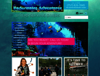underwateradventures.com screenshot
