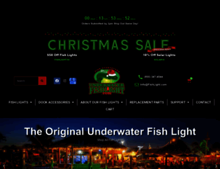 underwaterfishlight.com screenshot