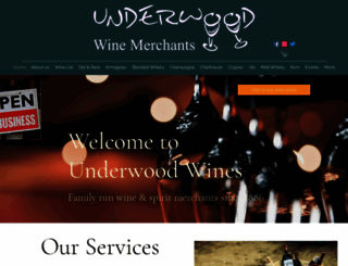 underwoodwines.co.uk screenshot