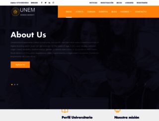 unem.edu screenshot