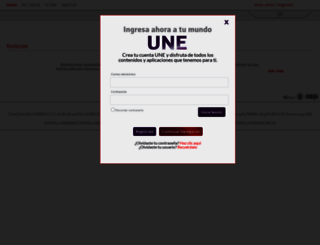 unemas.une.com.co screenshot