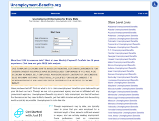 unemployment-benefits.org screenshot