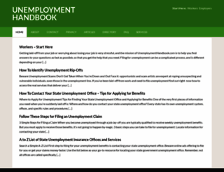 unemploymenthandbook.com screenshot