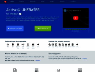 uneraser.com screenshot