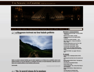 unesemaine-unchapitre.com screenshot