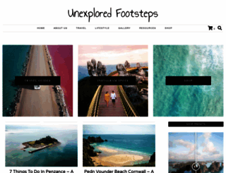 unexploredfootsteps.com screenshot