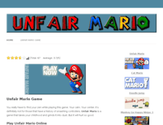 unfair-mario.org screenshot