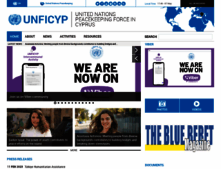 unficyp.org screenshot