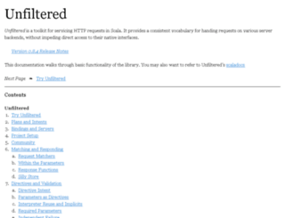 unfiltered.databinder.net screenshot