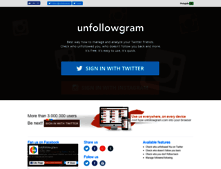 unfollowgram.com screenshot