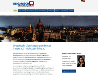 ungarisch-uebersetzungen.com screenshot