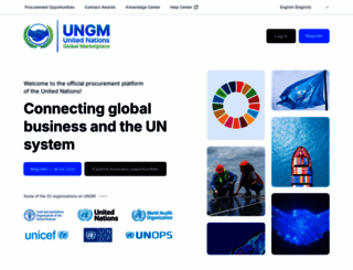 ungm.org screenshot