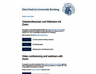 uni-bamberg.zoom.us screenshot