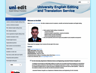 uni-edit.net screenshot