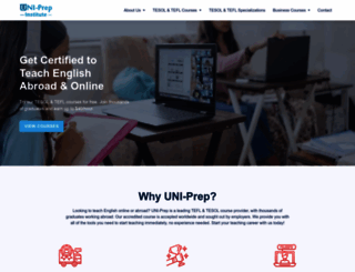uni-prep.com screenshot