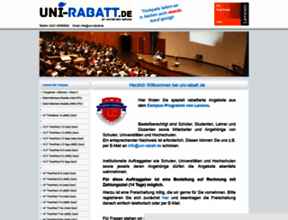 uni-rabatt.de screenshot