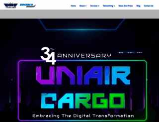 uniaircargo.co.id screenshot