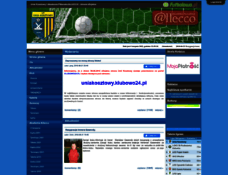 uniakosztowy.futbolowo.pl screenshot
