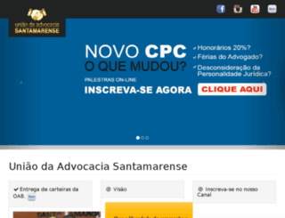 uniaosantamarense.com.br screenshot
