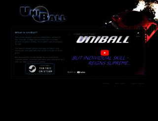 uniballhq.com screenshot