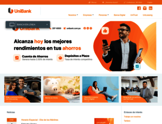 unibank.com.pa screenshot