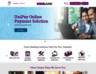 unibank.net screenshot