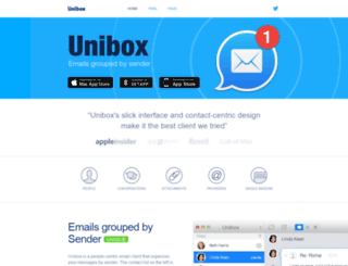 uniboxapp.com screenshot