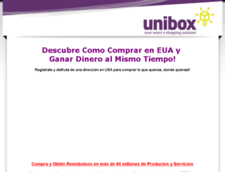 uniboxfranquicias.com screenshot