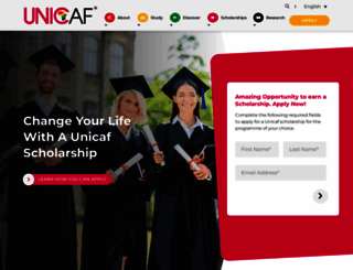 unicaf.org screenshot