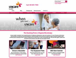 unicarehealth.com.au screenshot