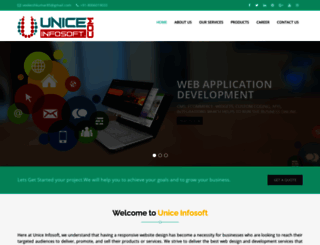 uniceinfosoft.com screenshot