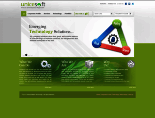 unicesoft.com screenshot