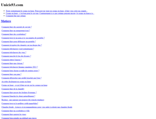 unicis93.com screenshot
