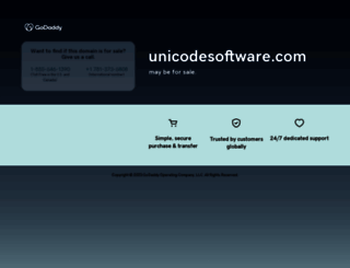 unicodesoftware.com screenshot