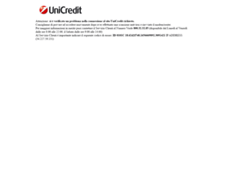 unicreditbanca.it screenshot