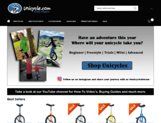 unicycle.co.uk screenshot