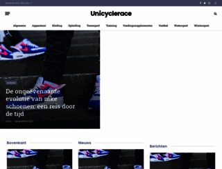 unicyclerace.be screenshot