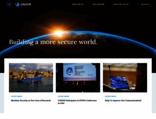 unidir.org screenshot