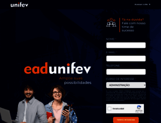 unifev.edu.br screenshot