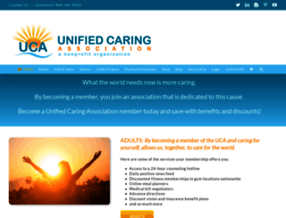 unifiedcaring.org screenshot
