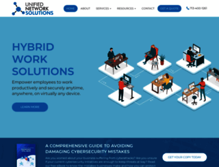 unifiednetworksolutions.com screenshot