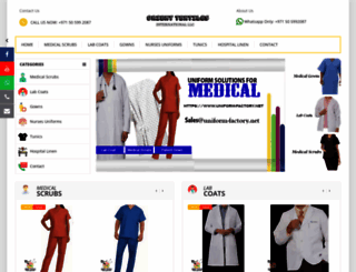 uniform-factory.net screenshot