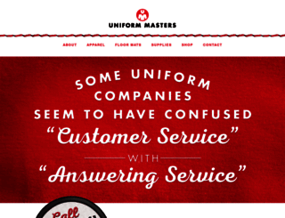 uniform-masters.com screenshot