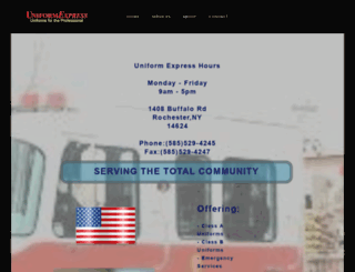 uniform-xpress.com screenshot